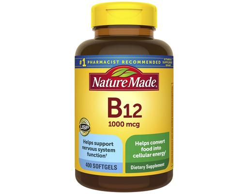 1000mcg Vitamin B12 Softgels, 400 ct Nature Made