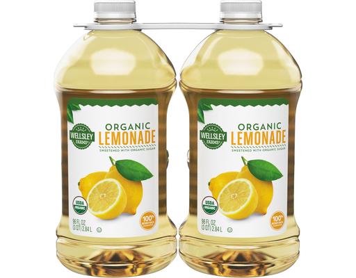 Organic Lemonade, 96 fl oz (2-pk) Wellsley Farms