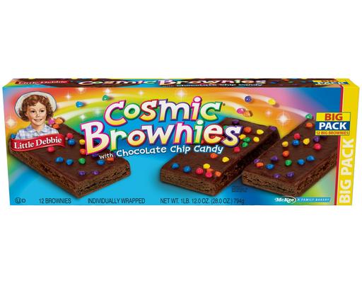 Cosmic Brownies with Chocolate Chip Candy, 12 ct Little Debbie