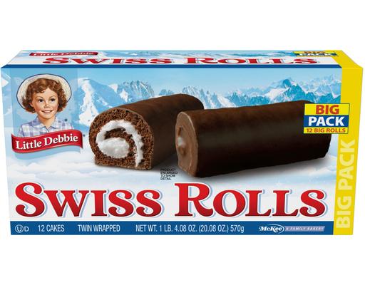 Swiss Rolls, 2 ct (6-pk) Little Debbie