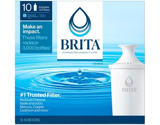 Standard Replacement Filters, 10 ct Brita