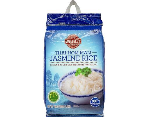 Thai Hom Mali Jasmine Rice, 25 Pounds Wellsley Farms