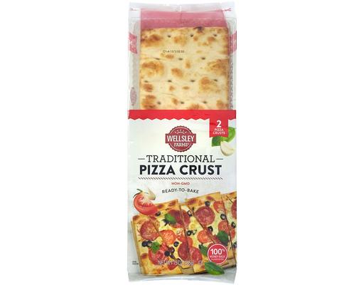 Traditional Pizza Crust, 7.5 oz (2-pk) Wellsley Farms