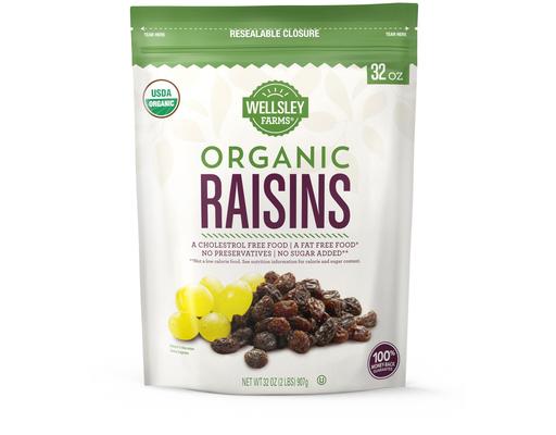 Organic Raisins, 32 oz Wellsley Farms