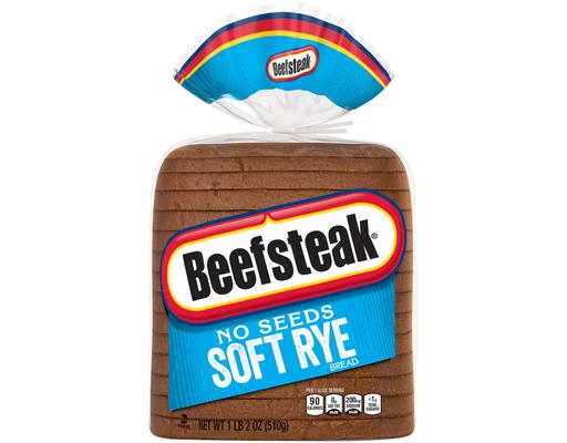 Seedless Soft Rye Bread, 18 oz Beefsteak
