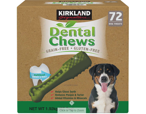 Dog Dental Chews, 72 ct Kirkland Signature