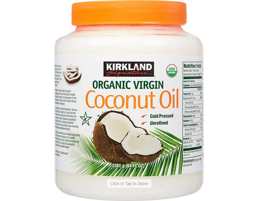 Organic Virgin Coconut Oil, 84 oz Kirkland Signature