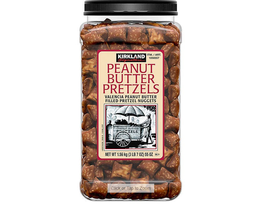 Peanut Butter Pretzels, 55 oz Kirkland Signature