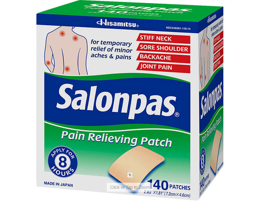 Pain Relieving Patch, 140 ct Salonpas