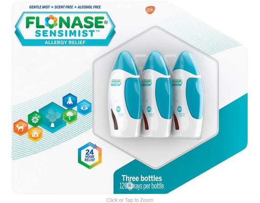 Sensimist Allergy Relief Nasal Spray, 3 ct Flonase