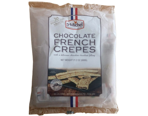 St Michael Hazelnut Chocolate Crepes, 20 ct St. Michel
