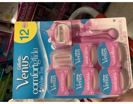 Comfort Glide Women's Razor, White Tea, 13 ct Venus