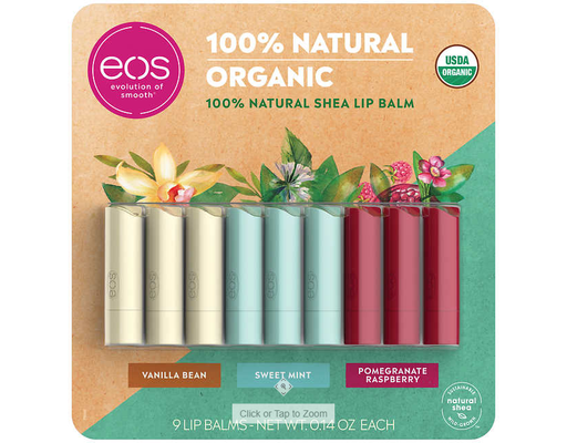 Organic Lip Balm Care Collection, 9 ct EOS