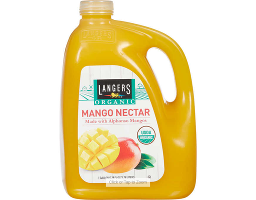 Organic Mango Nectar, 128 oz Langers