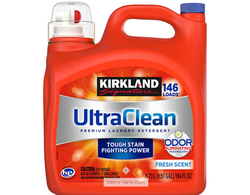 Ultra Clean Premium Laundry Detergent, Fresh, 194 oz, 146 loads Kirkland Signature