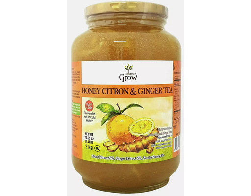 Honey Citron and Ginger Tea, 70.55 oz Balance Grow