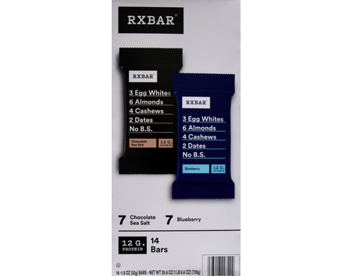 Protein Bars, Variety Pack, 1.8 oz (14-Pack) RXBar