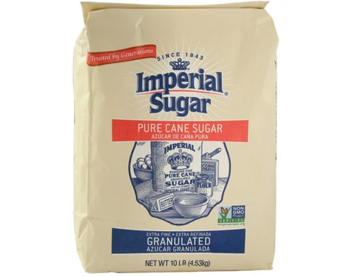 Imperial Sugar Pure Cane Granulated Sugar 25 Pound