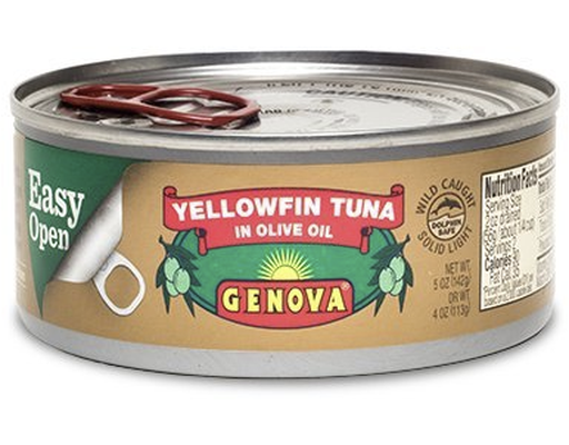 Yellowfin Tuna in Olive Oil, 7 oz, 6 Pack Genova