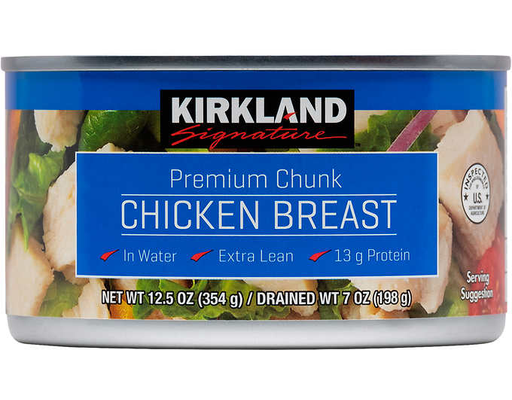 Chunk Chicken Breast, 12.5 oz (6-pk) Kirkland Signature