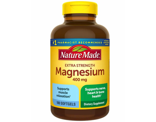 Extra-Strength Magnesium 400mg Softgels, 180 ct Nature Made