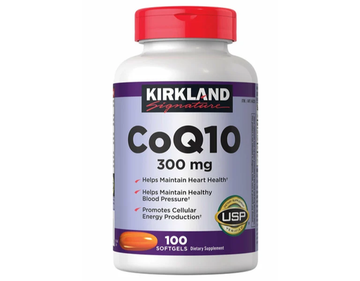 CoQ10 300mg Softgels, 100 ct Kirkland Signature