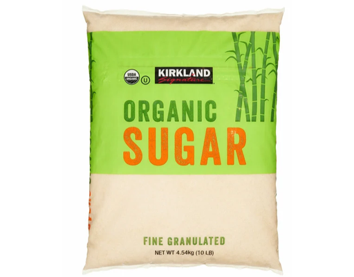 Organic Cane Sugar, 10 Pound Kirkland Signature