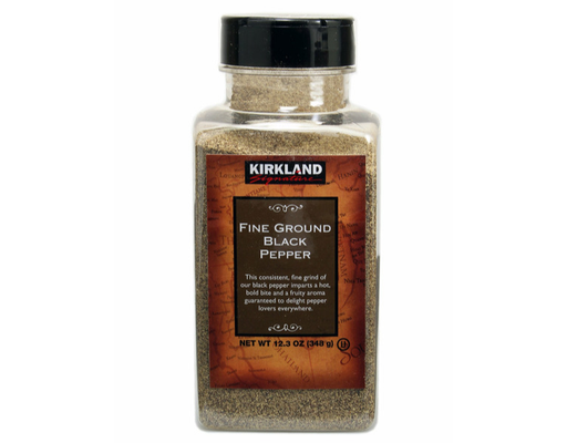 Fine Ground Black Pepper, 12.3 oz Kirkland Signature