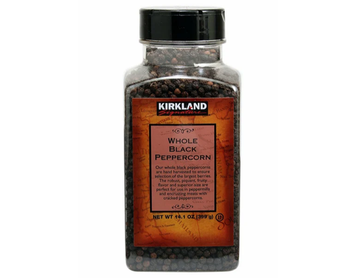 Whole Black Peppercorns, 14.1 oz Kirkland Signature