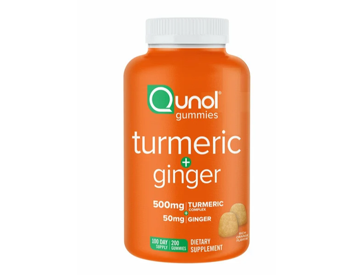 Turmeric + Ginger Gummies, 200 ct Qunol