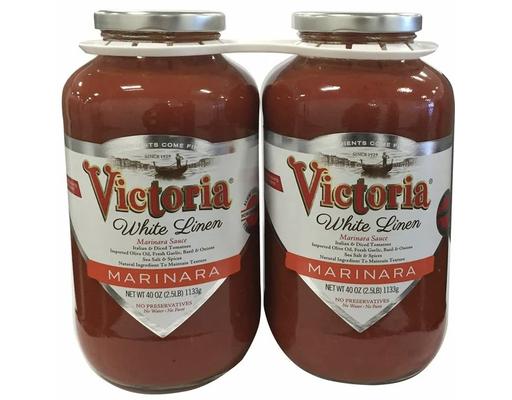 White Linen Marinara Sauce, 40 oz, 2 pack Victoria
