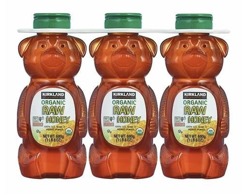 Organic Raw Honey, 24 oz, 3 pack Kirkland Signature