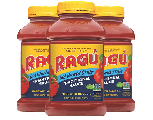 Old World Style, Traditional Sauce, 45 oz, 3 pack Ragu