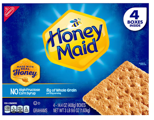 Graham Crackers, 14.4 oz, 4 pack Nabisco