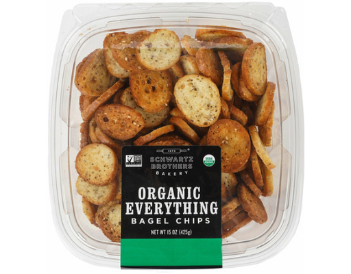 Organic Everything Bagel Chips, 15 oz Schwartz Bros