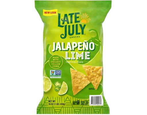 Tortilla Chips, Jalapeno Lime, 16 oz Late July