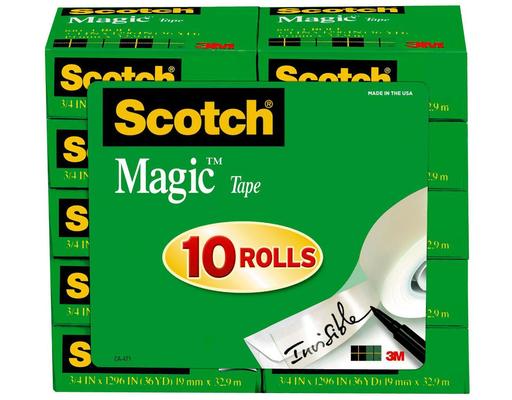 Invisible Magic Tape, 10 ct Scotch
