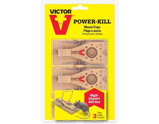 Power-Kill Mouse Traps, 3 ct Victor