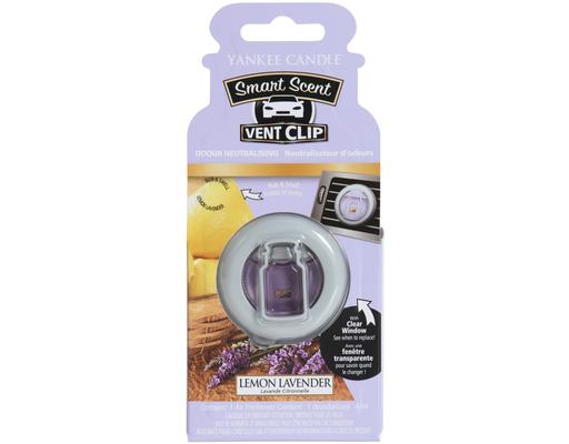 Smart Scent Car Freshner Vent Clip, Lemon lavender, 1 ct Yankee Candle
