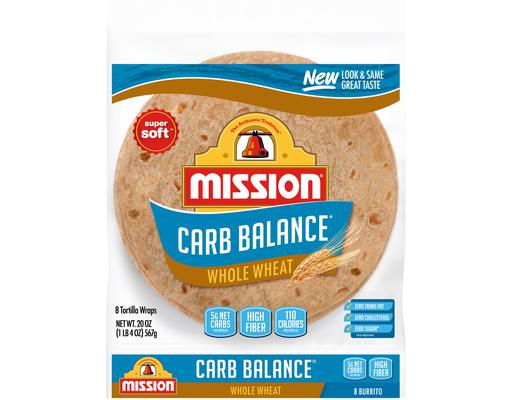 Carb Balance Whole Wheat Tortillas, 8 ct Mission