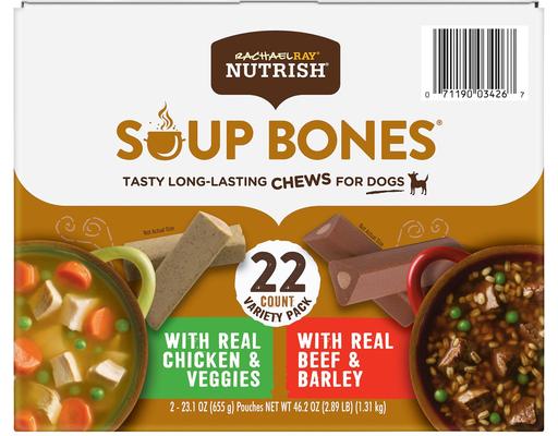 Nutrish Soup Bones Pouches, Variety Pack, 23.1 oz (2-pk) Rachael Ray