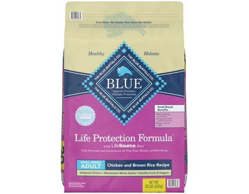 Life Protection Formula Small Breed Adult Dry Dog Food, Chicken & Brown Rice, 36 Pounds Blue Buffalo