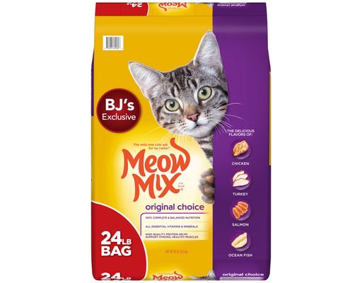 Dry Cat Food, Original Choice, 24 Pound Meow Mix