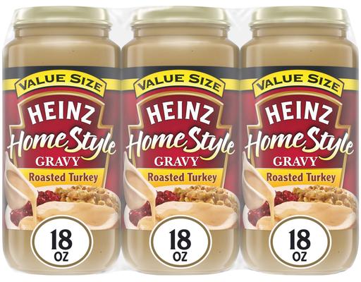 HomeStyle Roasted Turkey Gravy, 18 oz, 3 pk Heinz