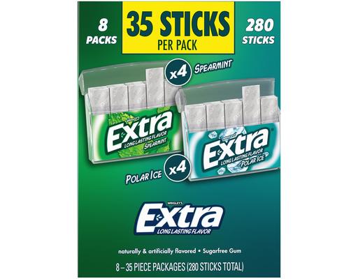 Sugar Free Gum, Variety Pack, 35 ct (8-pk) Extra