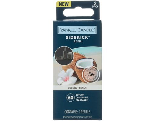 Car Freshner Sidekick Refill, Coconut Beach, 2 ct Yankee Candle