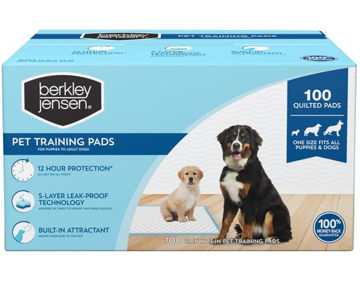 Pet Training Pads, 100 ct Berkley Jensen