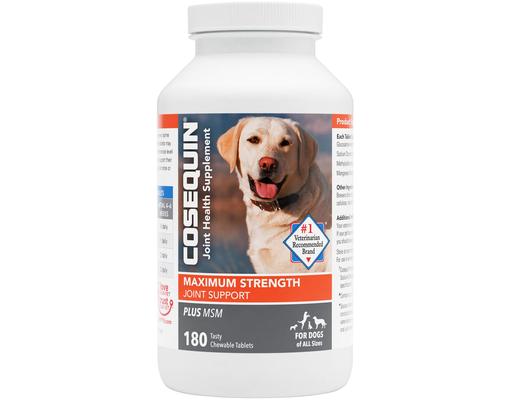 Maximum Strength Joint Support for Dogs Chewable Tablets, 180 ct Cosequin