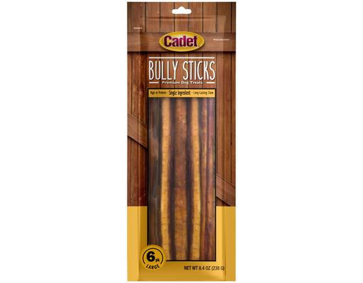 Bully Sticks Dog Treats, 6 ct Cadet