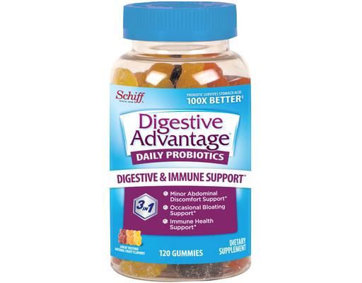 Daily Probiotic Gummies, 120 ct Digestive Advantage